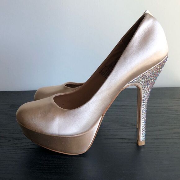 Nude Swarovski Elegant heels - Picture 13 of 13